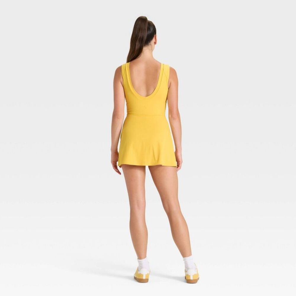 JoyLab Yellow Sleeveless Skort Dress - Picture 2 of 4